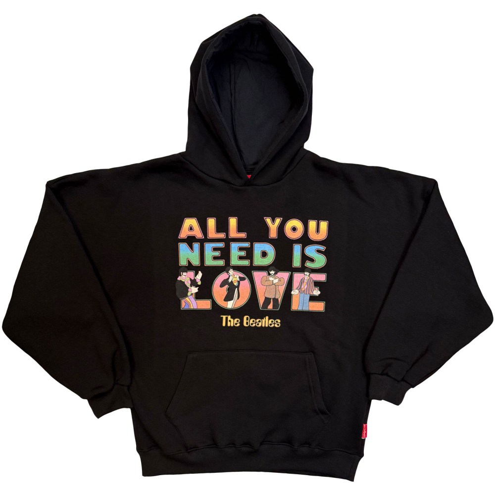 The Beatles - AYNIL Stacked Hoodie - Black